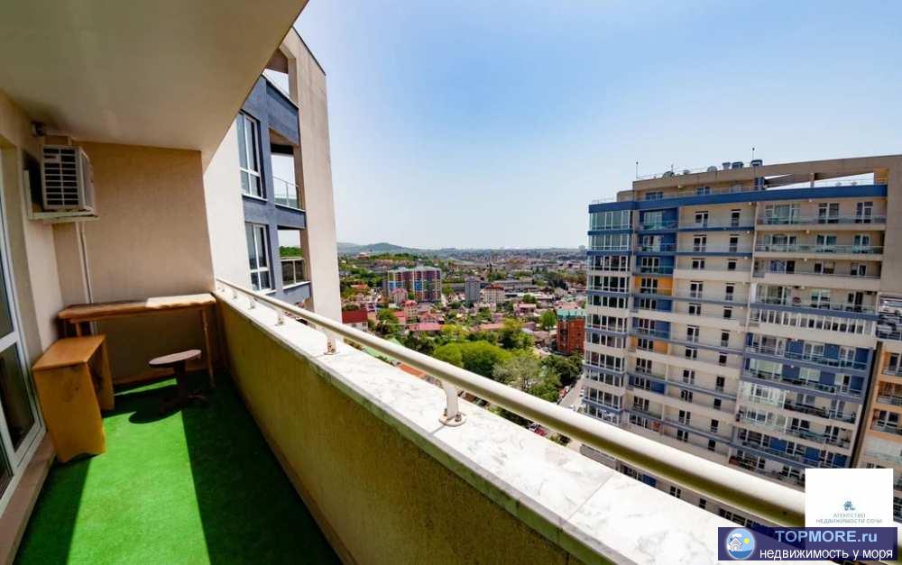 Замечательная квартира с качественным ремонтом, мебелью и техникой. Потрясающий вид, высокий этаж. Охраняемая... - 2