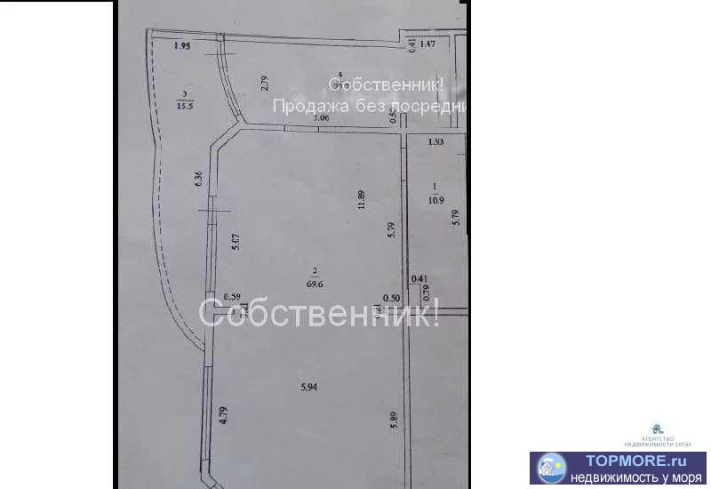 Собственник! Продаю квартиру с прямым видом на море, дорога до моря 4 мин, до зеленого парка 1 минута.  Все фото... - 2