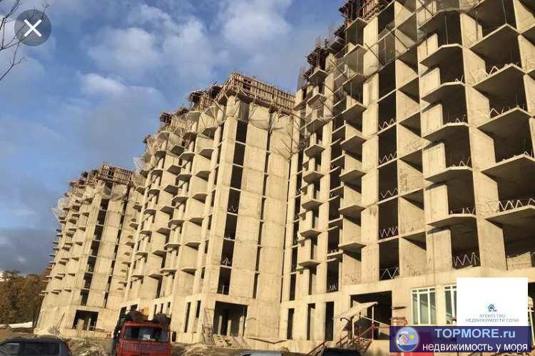 Квартира в строящемся ЖК «Меркато». Свободной планировки. С частичным видом на море. Собственник!