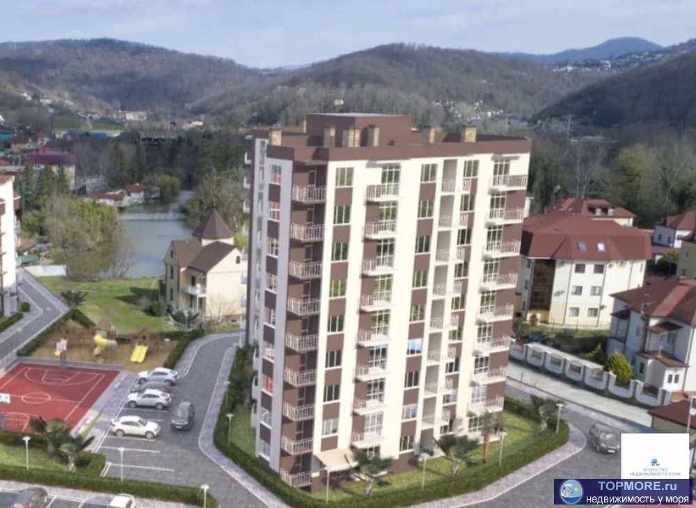 Квартира-студия с двумя окнами с возможностью выделения, например барной стойкой, кухонной зоны.  ЖК 'Озёрный', литер...