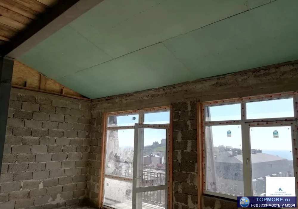 Продам двухкомнатную квартиру с бомбическим видом на море !  Квартира интересная, двухэтажная и очень светлая... - 2