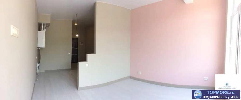 Продаётся студия в Адлерском районе . Статус квартира. Чистовая отделка. Шаговая доступность транспорта, магазинов.... - 1