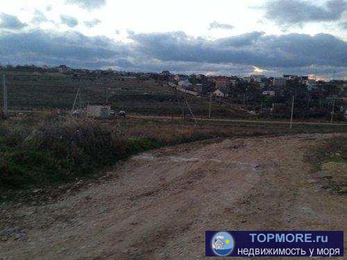  Участок 5 соток  ИЖС Казачинское шоссе. Участок с небольшим уклоном, рядом ТСН Электрон, ТСН  Скалистый. Свет, вода...