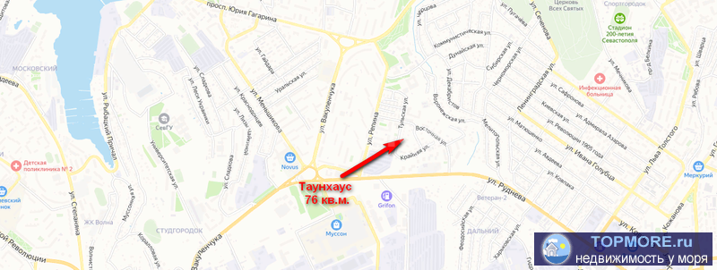 Продается таунхаус 76 кв.м. на участке 2 сот. Улица Восточная, в районе Тульского квартала, Гагаринский район....