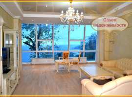 Гурзуф, 3 комнатная квартира с видом на море! Терраса в подарок!...