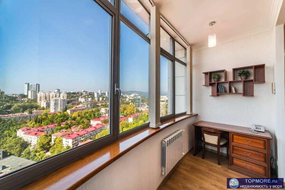 Продается 2-комнатная квартира с ремонтом и мебелью в самом центре г. Сочи. 17-ый этаж в 22-ух этажном доме... - 1