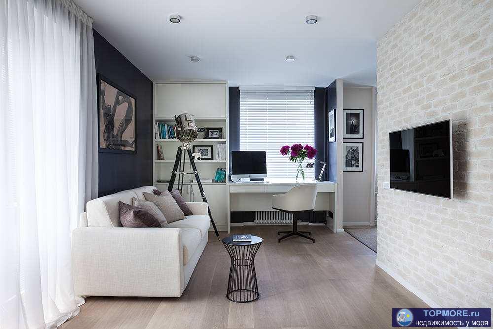 Продается светлая квартира с видом на центр Красной Поляны. На территории дома находится детская площадка, зона...