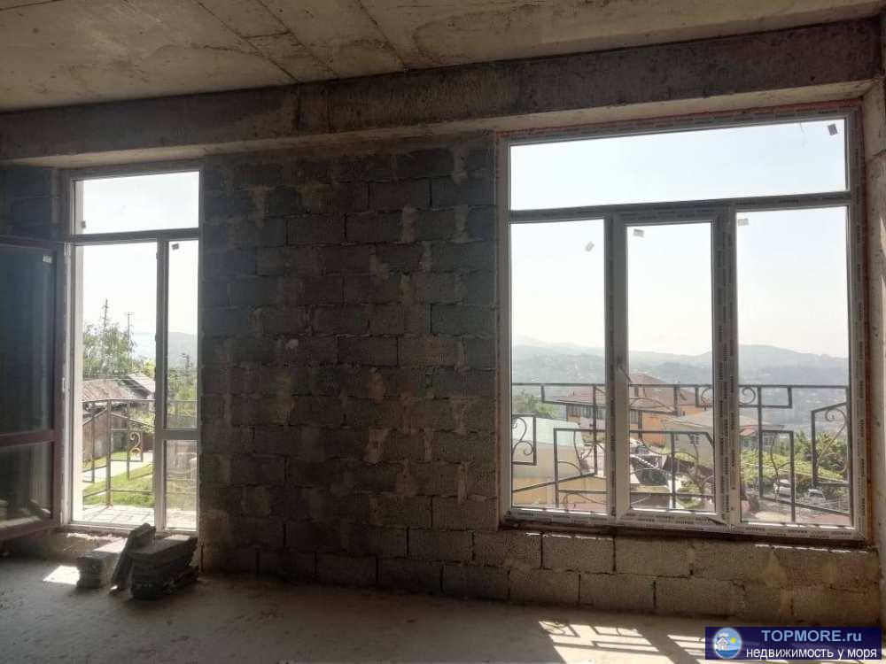 Продаю квартиру с прекрасным видом на море.Две световые точки, правильная планировка. Квартира без отделки, что... - 2