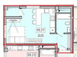 Продаю 1-комнатную квартиру с балконом в Дагомысе! Отличный район ,...