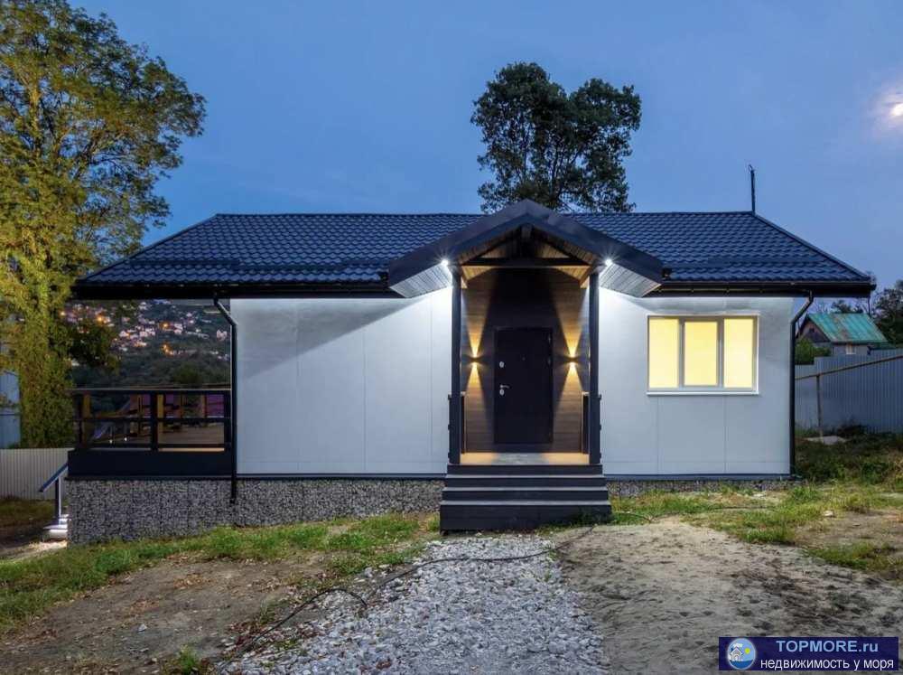 Новый дом в современном стиле с отделкой с дизайнерском освещением дома.Дом находится в районе Мамайский перевал в... - 2