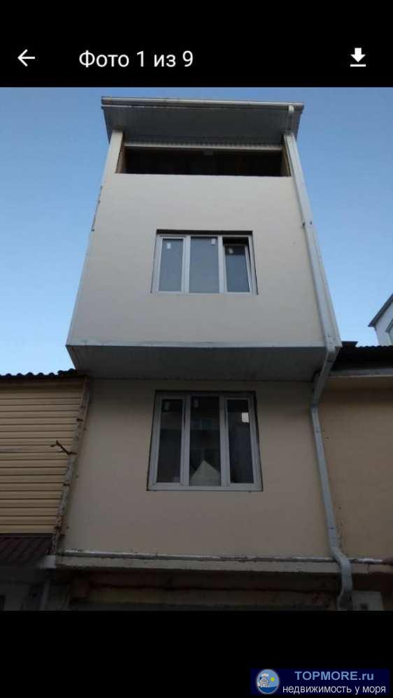 Продается трехэтажный таунхаус в живописном месте поселка Лазаревское. 100 кв. метров, под отделку, все коммуникации,... - 1