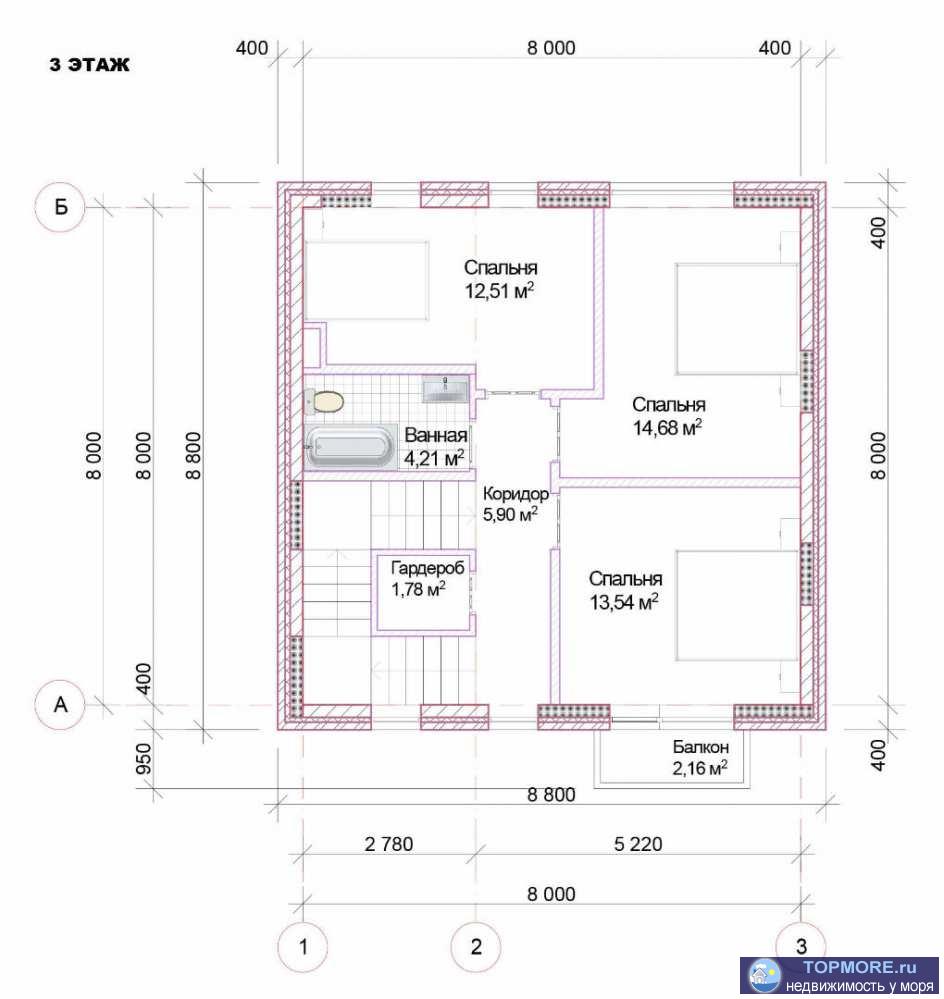 Продается отличный котедж 204кв.м. 3.3 сотки земли в самом центре курорта Эстосадок на закрытой охраняемой территории... - 2