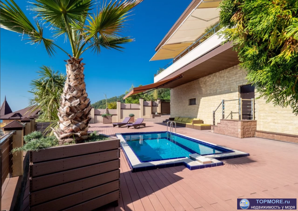 Продаю шикарный, полностью готовый к проживаню дом в Сочи. Элитный район Хосты.(Звездная ул, совхоз Приморский).5...