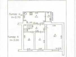 Продаётся 3-х ком. квартира на 2 уровня в 2-х этаж. доме, 66,2...