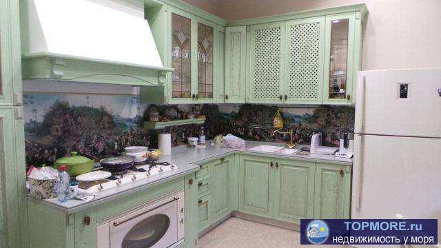 с.Адербиевка, новый 2-х этажный дом на зем.участке 4,3 сотки с отличным ремонтом, мебелью. 3 спальни, гардеробная,... - 1