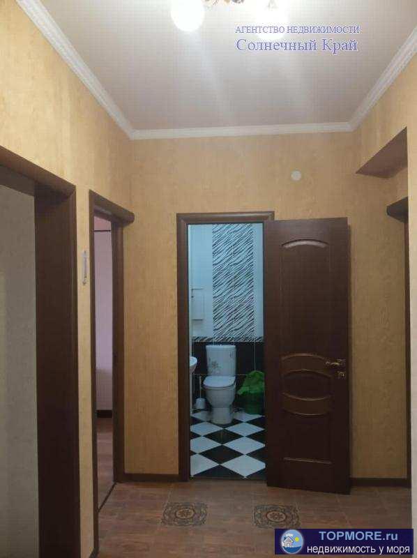 Продаётся уютная 2-х комнатная квартира в районе Южного рынка (угол Астраханская/Толстого) в Анапе. 56 кв.м. Новая... - 2