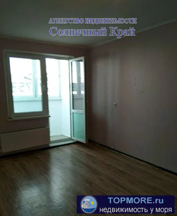 Продаётся просторная студия в новом доме 26 м + балкон 4 м. Балкон застеклён, на полу плитка. Окна во двор на Юго-... - 1