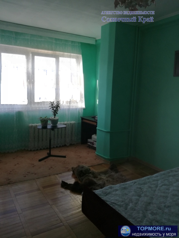 Продаётся 3-х комнатная квартира в г.Анапа. 70 кв.м. Центр, напротив летней эстрады, с ремонтом. 3 этаж 12 эт. дома.... - 1