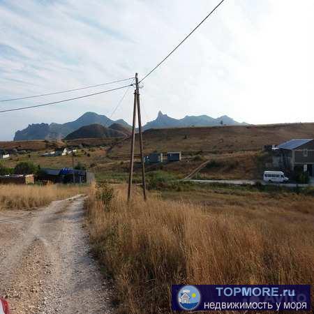 Продается участок 8.5 соток в Коктебеле, напротив винзавода "Коктебель". Расстояние до моря 1,9 км. Все... - 2