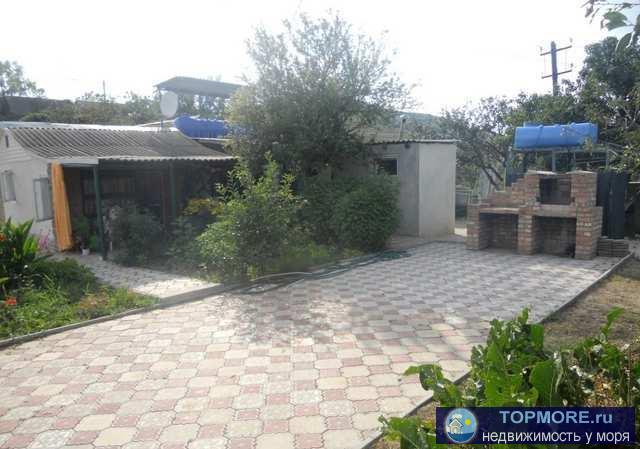 Продается садовый дом 36 кв.м., 12 соток в пгт Орджоникидзе, ул. Дачная, СПК Волна. Прекрасный вид на горы и море.... - 2