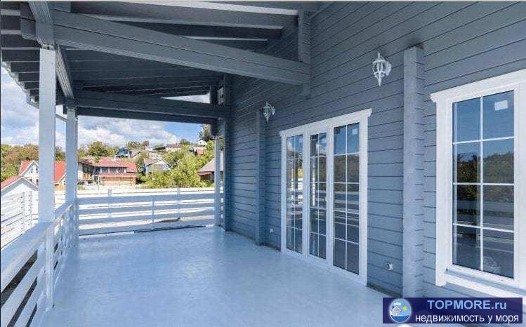 кп Брус - состоит из коттеджей . 2-х этажные дома из клеенного бруса с видом на море. На 1-м этаже - 2 комнаты,... - 2