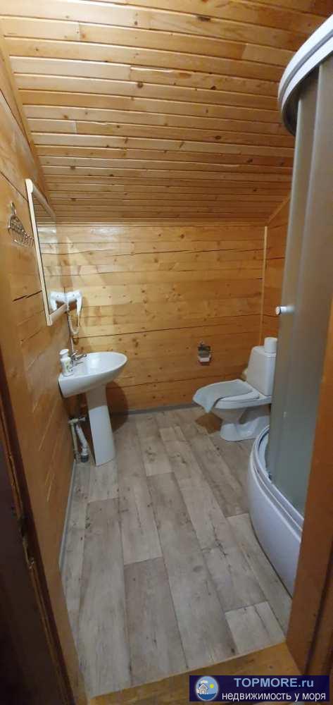 Красивый деревянный эко дом в 100м от моря. 2 комнаты для 6 чел., оборудованная кухня.  Двор общий. Есть мангальная... - 7