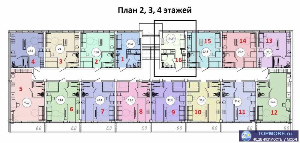 Лот № 138765. Продаётся уютная студия в Адлере рядом с Олимпийским парком, площадью 15 кв.м. Внутри сделан хороший...