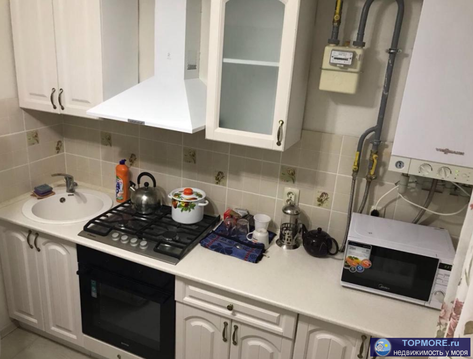 2-к. квартира в курортом городке, через Ленина, до моря идти 15 минут. Отличный дом, газ свой, игк в квартире, все... - 1