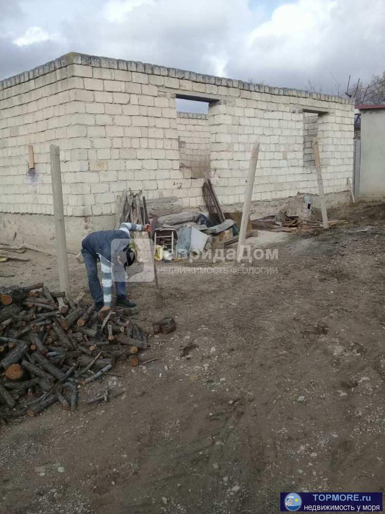 Продам недостроенный дом 90 м2 на участке  8 сот ИЖС, ул. Матвиенко, Солнечная долина, г. Судак, г.о. Феодосия.... - 1