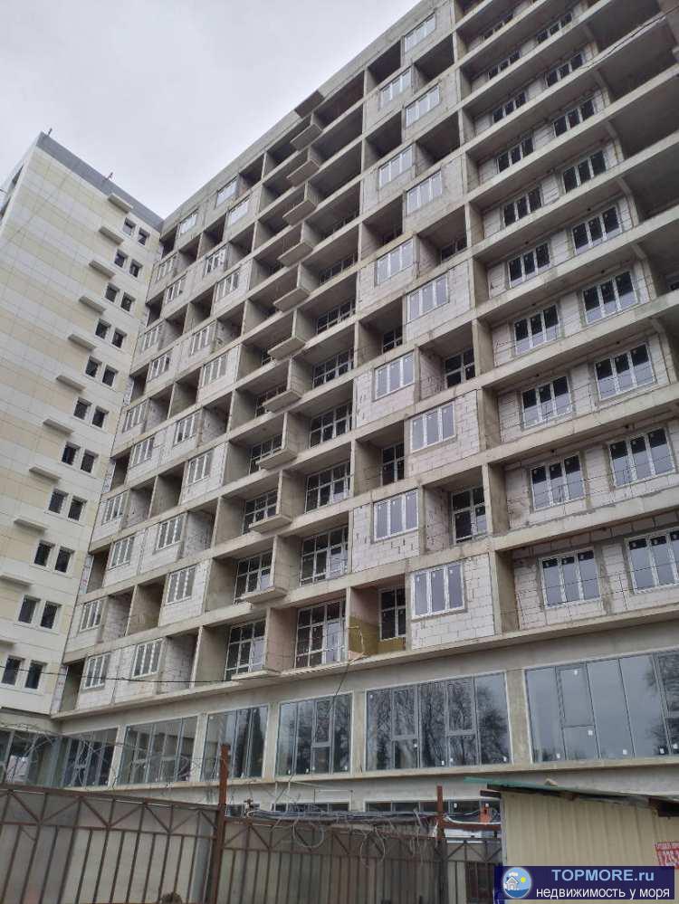 Студия 48,5 кв.м на 11 этаже в мц Хоста Ривер Парк с чудесным видом на море и Хосту. - 1