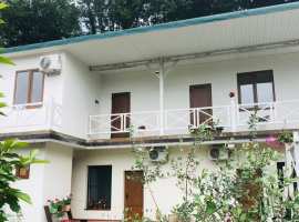 Деревянный дом,( брус р-р 15х15) утеплён, и обшит декор материалом...