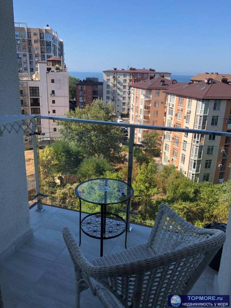 Лот № 141135. Светлая квартира с панорамным видом на море в жк Мадрид 4! До пляжа 2 минуты, на территории бассейн!