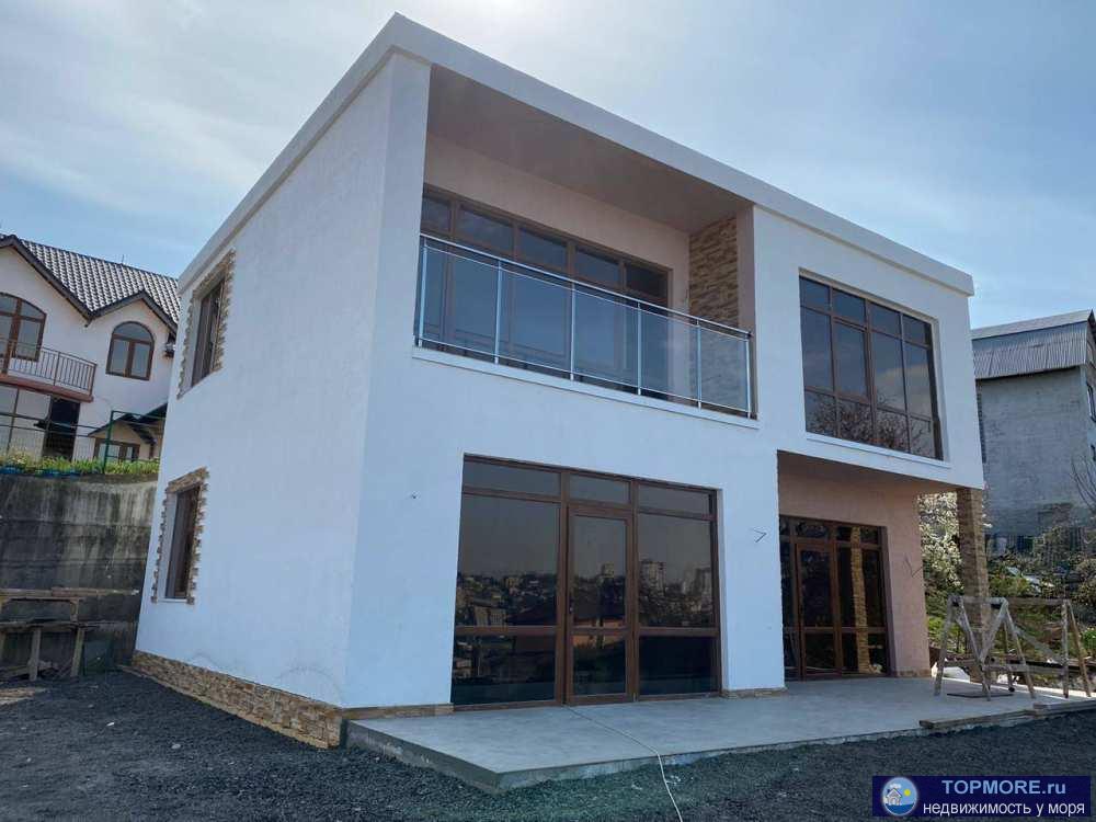 Лот № 139748. Жилой двухэтажный дом на Вишневой 272кв.м.  Участок 4,5сот.  Дом на стадии завершения, заканчивается... - 1