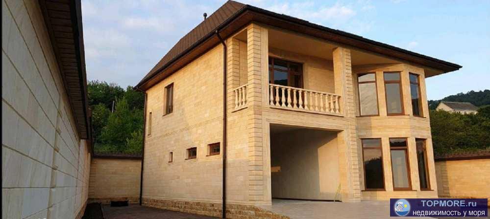 с. Васильевка ( Мамайский перевал) Новый 3=х этажный дом 12*12  , толщина стен 50 см, отделан (снаружи ) дагестанским... - 1