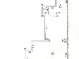 Продаётся коммерческое помещение на первом этаже 91,3 м² в центре...