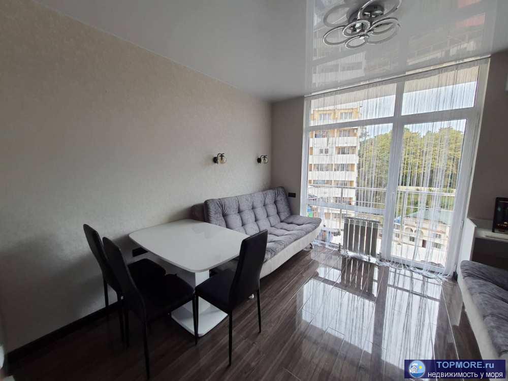 Лот № 147831. Продаётся однокомнатная квартира площадью 28 м² с видом на море, город и горы.  Дом новый, тёплый, с... - 1