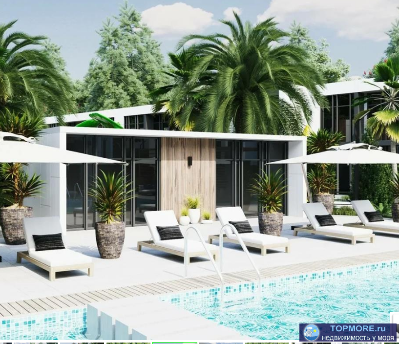 Предлагается к продаже апартаментный комплекс бизнес-класса в центре Адлера. Двухэтажные корпуса, большая территория... - 2