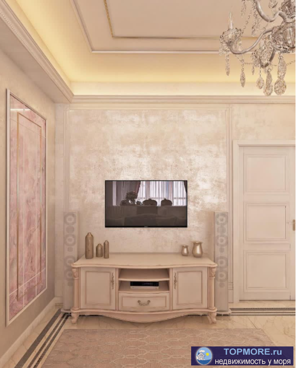 Лот № 151902. Продается 2-комнатная квартира в Сочи в жилом комплексе «Посейдон» внизу микрорайона Мамайка. До моря...