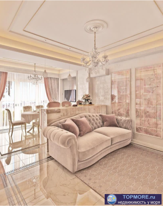 Лот № 151902. Продается 2-комнатная квартира в Сочи в жилом комплексе «Посейдон» внизу микрорайона Мамайка. До моря... - 1