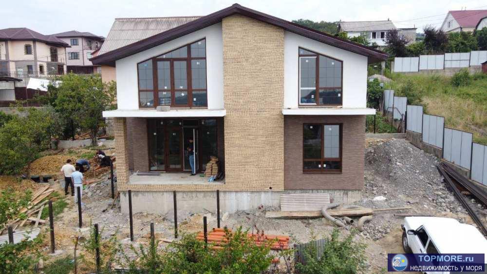 кп шале на Тимашевской -располагается в Адлера. 2- х этажный дом с монолитным каркасом и блочным заполнением,... - 1