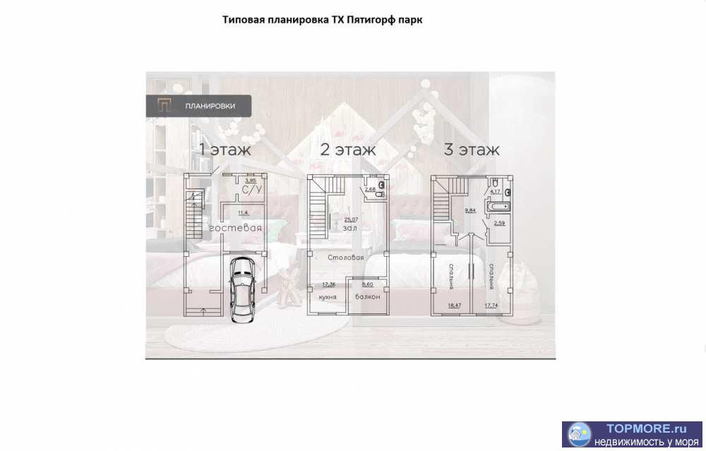 Лот № 147038. Simple inn - это 10 3-этажных таунхаусов, расположенных на закрытой территории. Архитектура домов...
