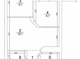 Дизайн проет в подарок!Перепланированна в двухкомнатную!Начат...