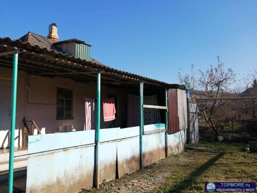 Лот № 20554. Продается земельный участок 17 соток, с.Пшада. На участке 2 дома. Один из них жилой 40 кв.м: вода,... - 2