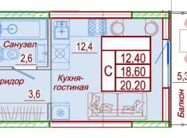 Квартиры с ремонтом от надежного застройщика в новом жилом...
