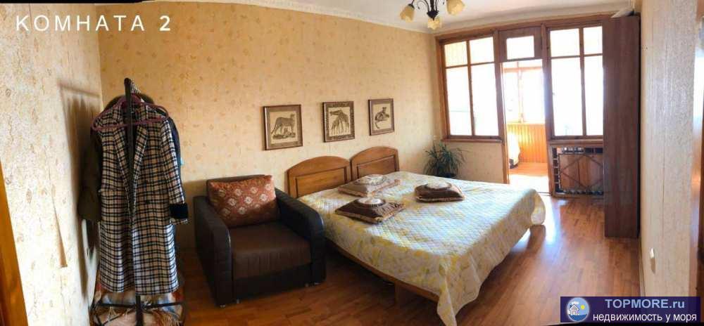 Лот № 156183. Трёхкомнатная квартира с видом на море, просторная и уютная, в районе, где расположены санатории, много... - 2