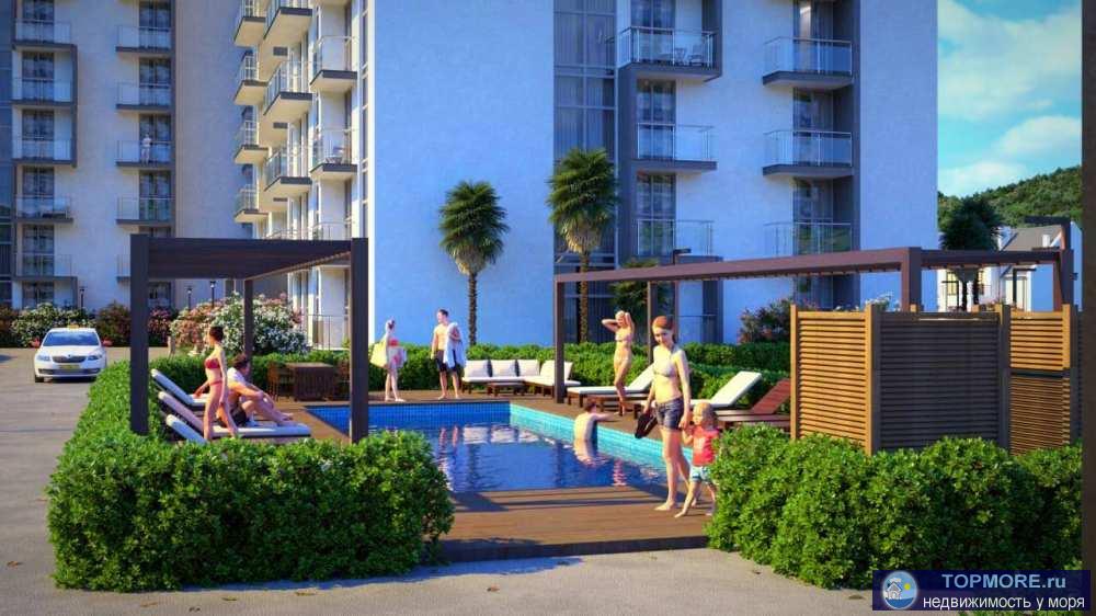 Лот № 158574. Продаются апартаменты площадью 30 кв.м. на 6-этаже в новом апартаментном комплексе в Дагомысе, Сочи....