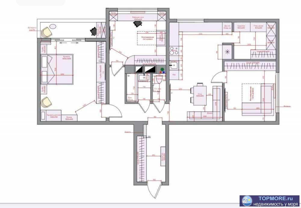 Лот № 157120. Продается просторная, светлая  3-комнатная квартира, 93 м 2, в уникальном жк Министерские озера. Жилой...