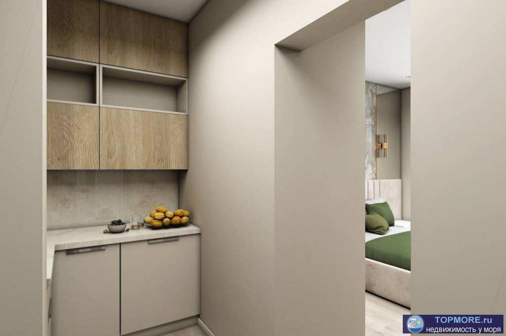 В продаже 2-комнатные апартаменты площадью 42,5 кв.м. в Адлере с ремонтом.  Апартаменты относятся к сети...