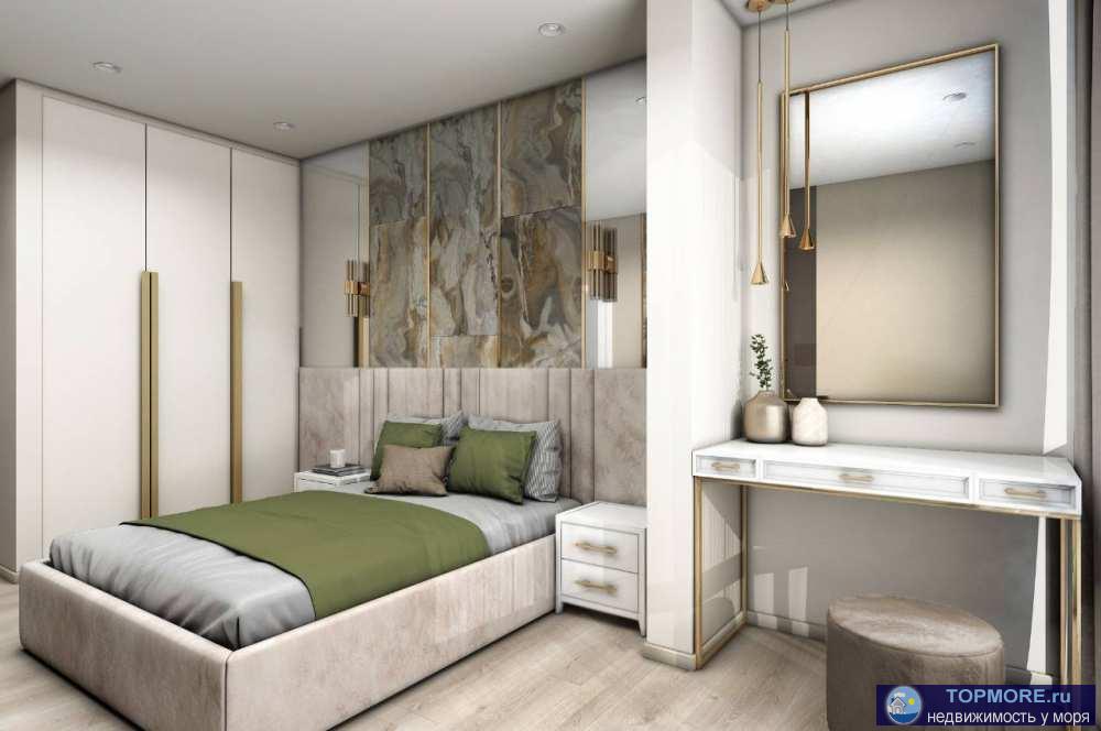 В продаже 2-комнатные апартаменты площадью 42,5 кв.м. в Адлере с ремонтом.  Апартаменты относятся к сети... - 2