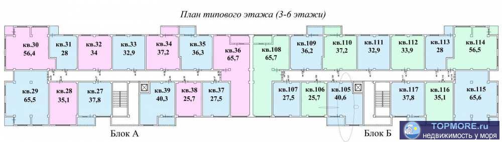 Продается большая однокомнатная квартира в доме бизнес-класса. Дом сдан. Документы готовы. Черновая отделка. Удобное... - 1